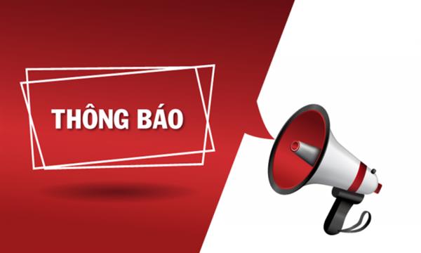 thông bao nghỉ tết